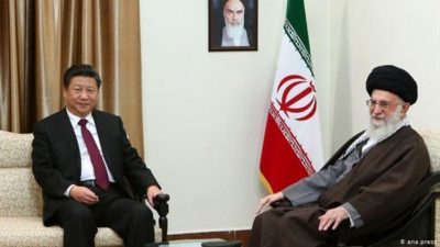 Xi Jinping and Ali Khamenei 