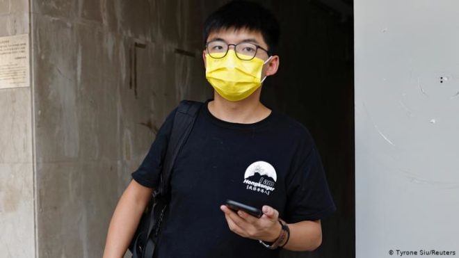 ہانگ کانگ: جمہوریت نواز جوشوا وونگ گرفتار