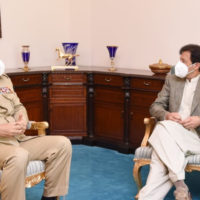 General Qamar Bajwa and Imran Khan
