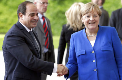 Abdel Fattah al-Sisi - Angela Merkel