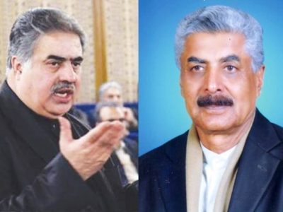 Abdul Qadir Baloch and Sanaullah Zehri