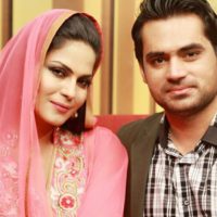 Asad Khattak and Veena Malik
