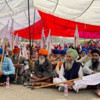 Neu Delhi Farmer Protest