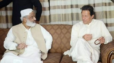 Arbab Ghulam Rahim and Imran Khan