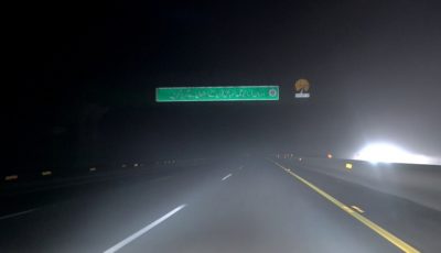 Fog in Motorway