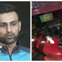 Shoaib Malik Car Accident
