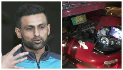 Shoaib Malik Car Accident