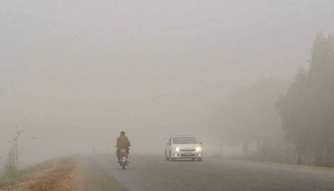 لاہور میں شدید دھند کے باعث موٹروے ایم 3 بند