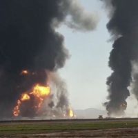 Oil Gas Tanker Fire