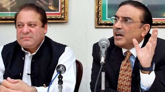 آصف زرداری نے استعفے نواز شریف کی پاکستان واپسی سے مشروط کر دیے