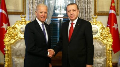 Biden and Recep Tayyip Erdogan