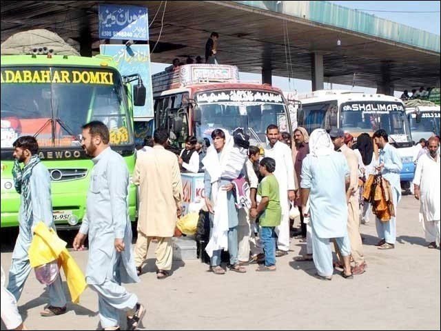 سندھ حکومت نے بین الصوبائی پبلک ٹرانسپورٹ پر پابندی عائد کر دی