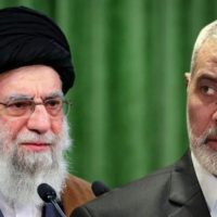 Khamenei and Ismail Haniyeh