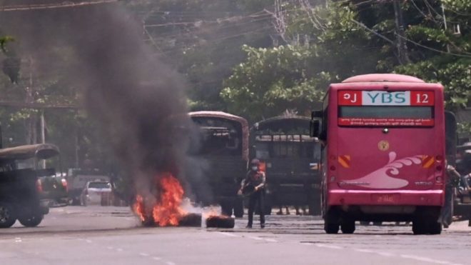 میانمار میں بم دھماکہ، رکن پارلیمان سمیت 5 افراد ہلاک