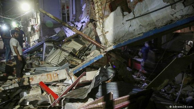 بنگلہ دیش: عمارت میں دھماکہ، متعدد افراد ہلاک