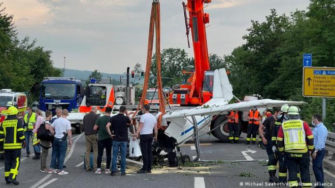 جرمنی: فرینکفرٹ کے قریب طیارہ حادثے میں دو افراد ہلاک