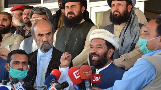 بلوچستان میں اپوزیشن اراکین کا 14 روز سے جاری دھرنا ختم