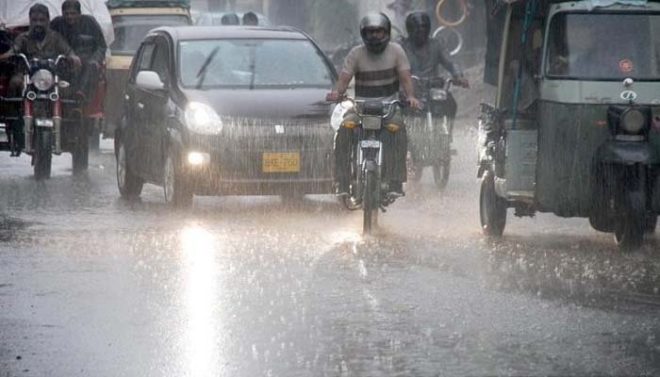 کراچی سمیت سندھ کے دیگر شہروں میں گرج چمک کے ساتھ بارش کا امکان