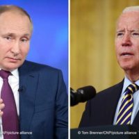 Wladimir Putin and Joe Biden