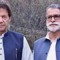 Imran Khan and Sardar Qayyum Niazi