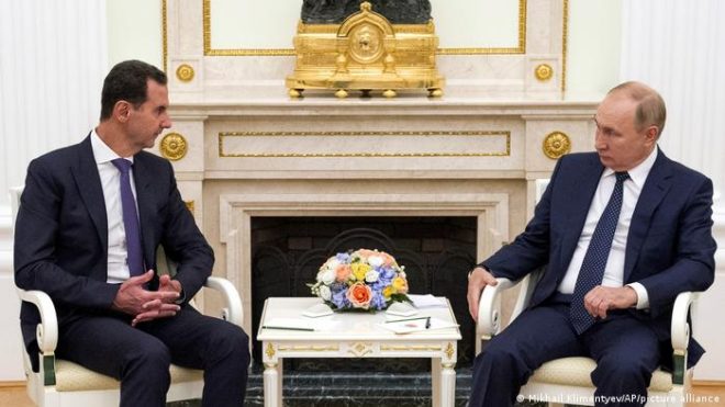 پوٹن اور اسد کی ملاقات کے دوران ترکی اور امریکا کی مذمت