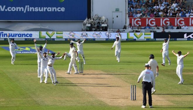 بھارت نے انگلینڈ کو چوتھے ٹیسٹ میچ میں 157 رنز سے شکست دے دی