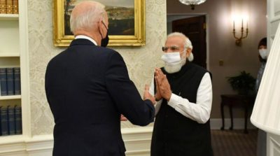 Narendra Modi and Joe Biden
