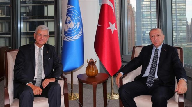 مسئلہ کشمیر کے حل کیلئے ترکی کشمیریوں کےساتھ ہے، اردوان کا جنرل اسمبلی سے خطاب