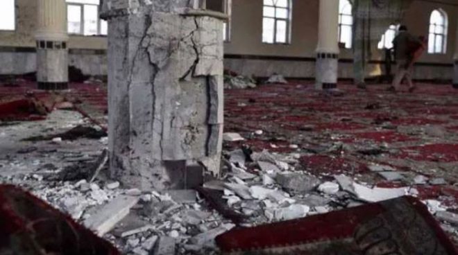 افغانستان کی مسجد میں نماز جمعہ کے دوران دھماکے سے 55 افراد ہلاک، درجنوں زخمی
