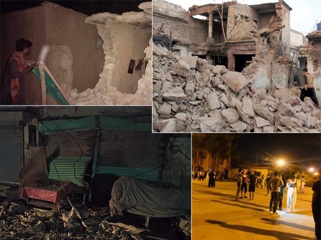 بلوچستان کے مختلف علاقوں میں شدید زلزلہ، 20 افراد جاں بحق، 300 سے زائد زخمی