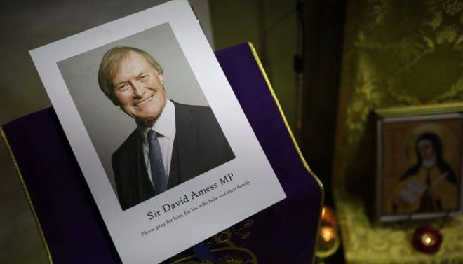 برطانوی رکن پارلیمنٹ کا قتل، گرفتار شخص کا نام سامنے آ گیا