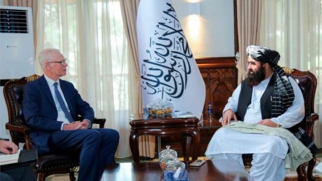 برطانوی وزیراعظم کے خصوصی ایلچی کی افغانستان میں طالبان قیادت سے ملاقات