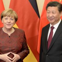 Angela Merkel And Xi Jinping