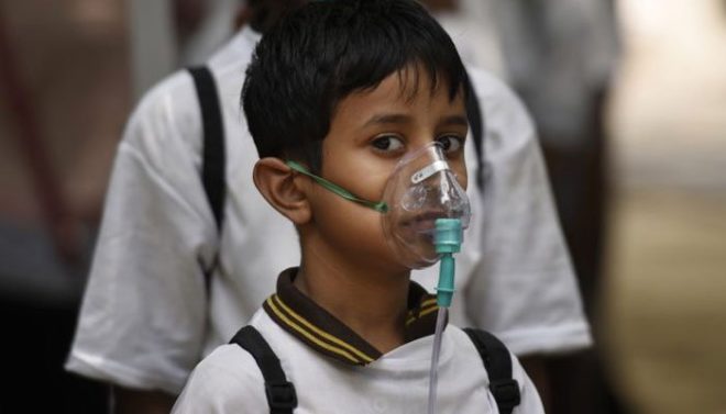بھارت: فضائی آلودگی بڑھنے سے بچوں میں سانس کی بیماریوں میں 3 گنا اضافہ