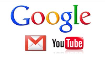 Google, Gmail, YouTube