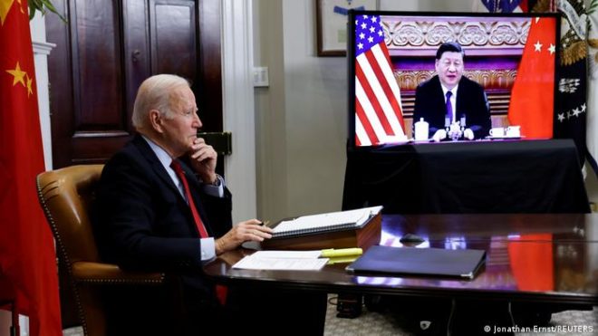 امریکا اور چین کے مابین بڑھتے اختلافات کے درمیان بائیڈن اور شی جن پنگ ملاقات