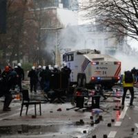 Belgium Protests Clashes