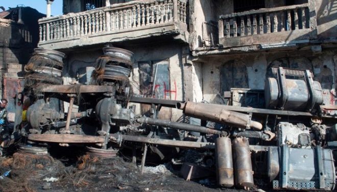 ہیٹی: حادثے کے شکار آئل ٹینکر میں دھماکا، 60 افراد ہلاک اور متعدد گھر تباہ
