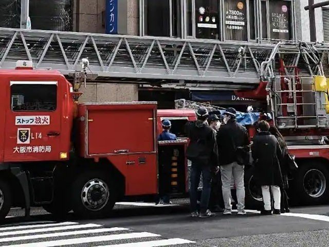 جاپان: عمارت میں آتشزدگی سے 27 افراد کی ہلاکت کا خدشہ