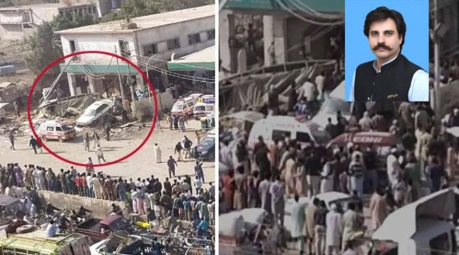 کراچی دھماکے میں پی ٹی آئی ایم این اے عالمگیر خان کے والد سمیت 12 افراد جاں بحق