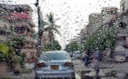 کراچی کے مختلف علاقوں میں بارش، موسم خوشگوار
