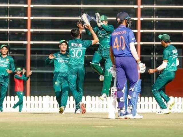 انڈر 19 ایشیا کپ میں پاکستان نے بھارت کو 2 وکٹ سے شکست دے دی