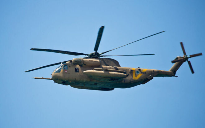 اسرائیلی ہیلی کاپٹر گر کر تباہ، عملے کے دو ارکان ہلاک