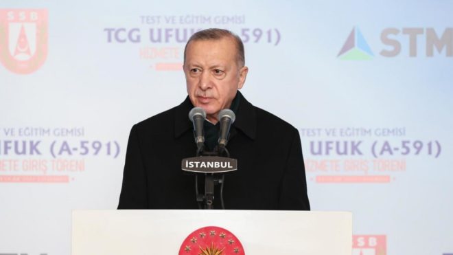 ترکی دفاعی صنعت کی بدولت خطے میں کھیلے جانے والے گھناونے کھیل کو ختم کرنے والا ملک بن چکا ہے: صدر ایردوان