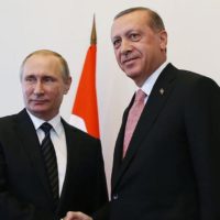 Vladimir Putin and Tayyip Erdogan