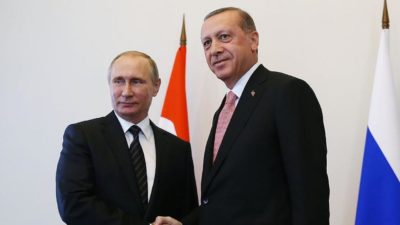  Vladimir Putin and Tayyip Erdogan
