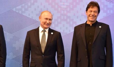 Imran Khan and Vladimir Putin