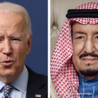 Joe Biden and Salman ibn Abd al-Aziz