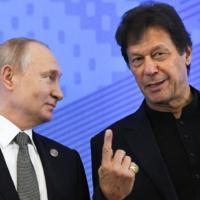 Vladimir Putin and Imran Khan