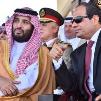 Muhammad bin Salman and Abdel Fattah al-Sisi